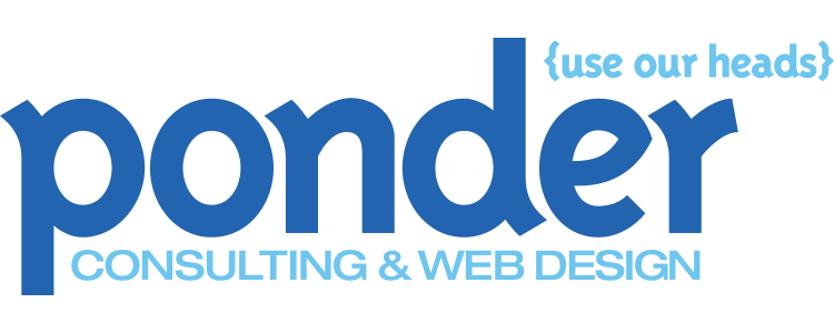 Ponder Consulting & Web Design Logo